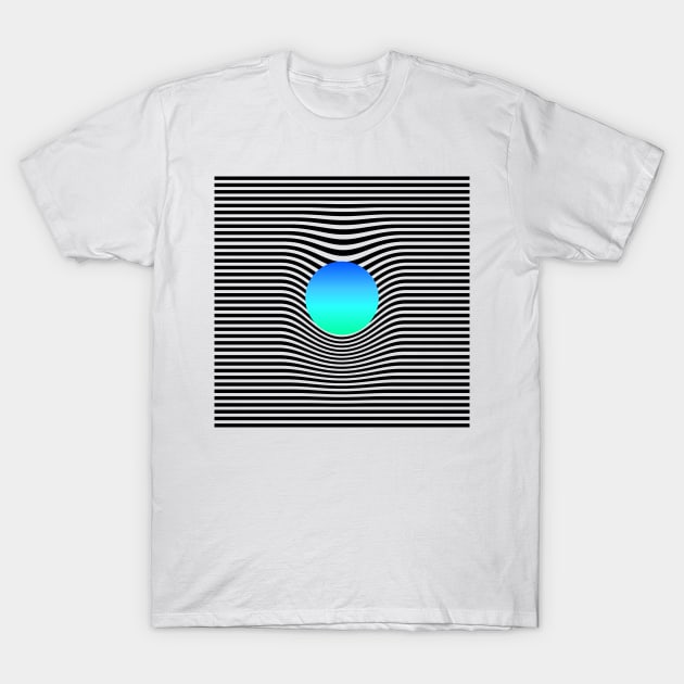 gravity (blue sky) T-Shirt by claudiolemos